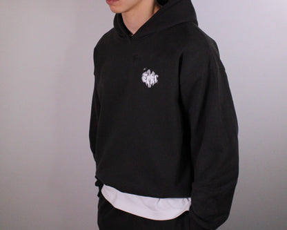 SEE THE FUTURE Oversized Charcoal Hoodie [[DREAMS. Collection]]