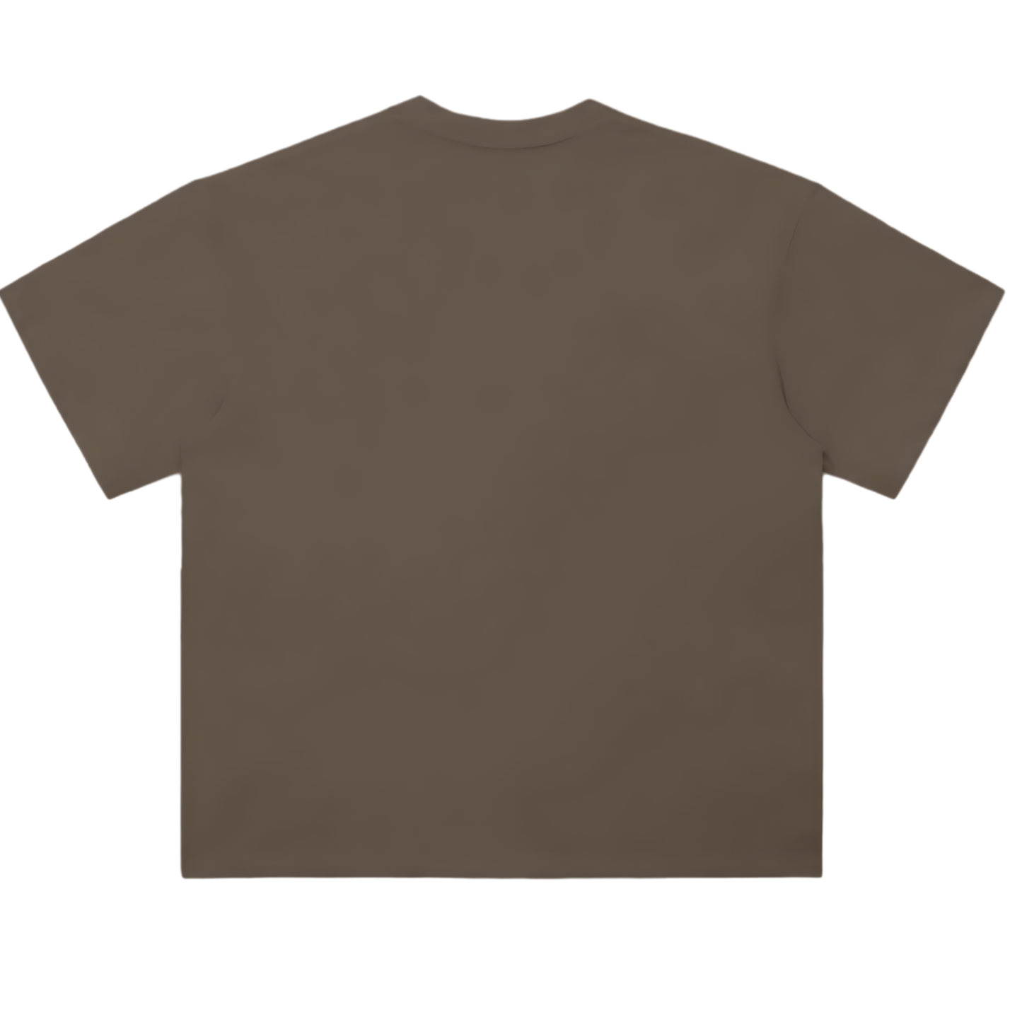 Mocha Brown Plain Tee [[BLANKS. Collection]]