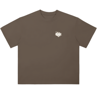 Mocha Brown Plain Tee [[BLANKS. Collection]]