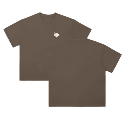 Mocha Brown Plain Tee [[BLANKS. Collection]]