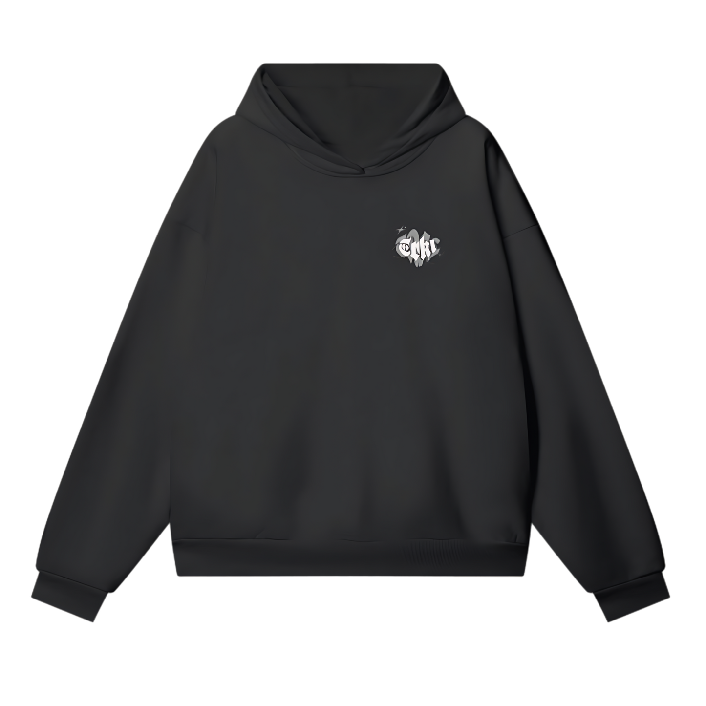 SEE THE FUTURE Oversized Black Hoodie [[DREAMS. Collection]]
