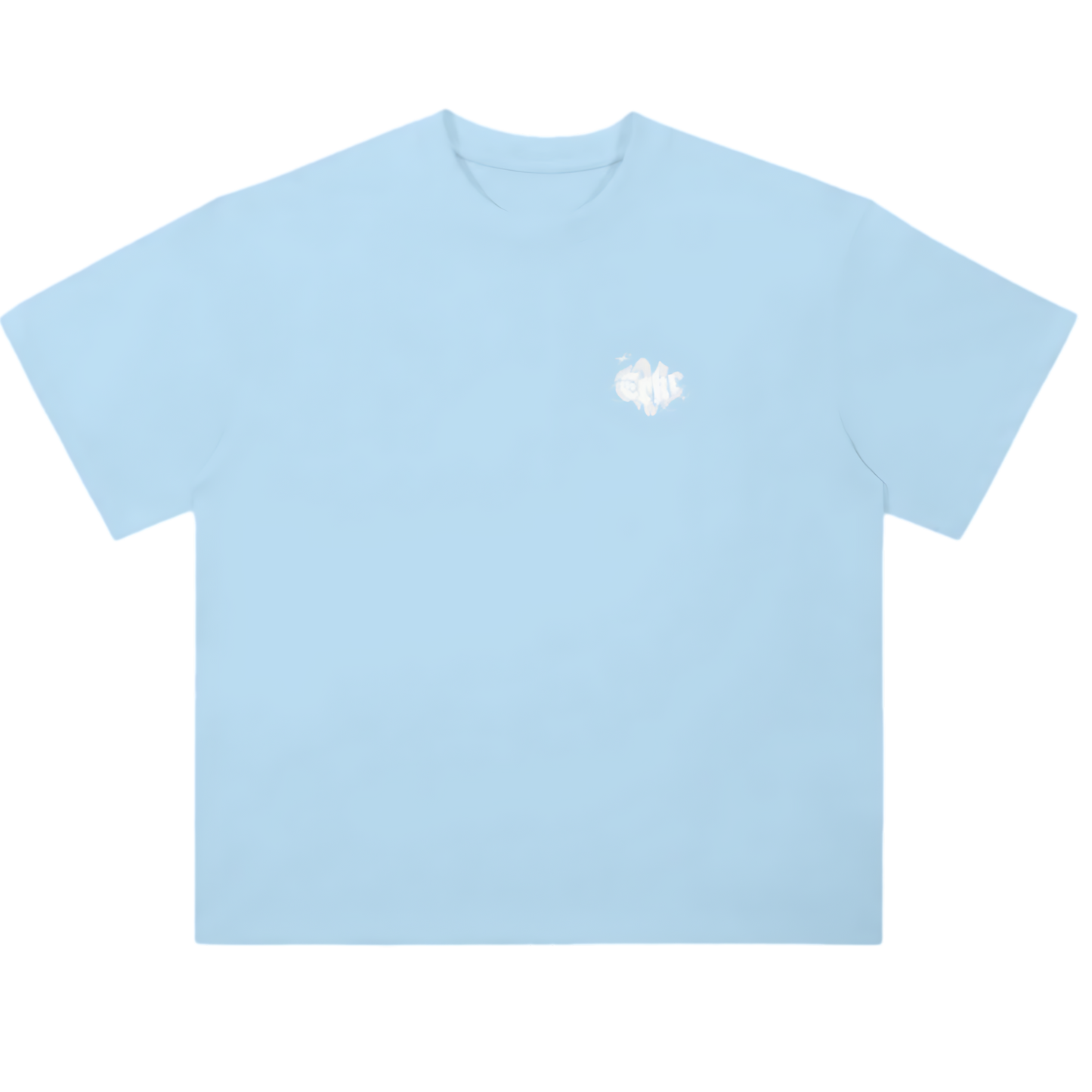Sapphire Blue Plain Tee [[BLANKS. Collection]]