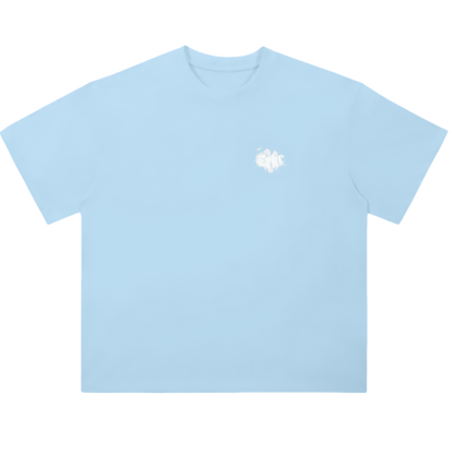 Sapphire Blue Plain Tee [[BLANKS. Collection]]