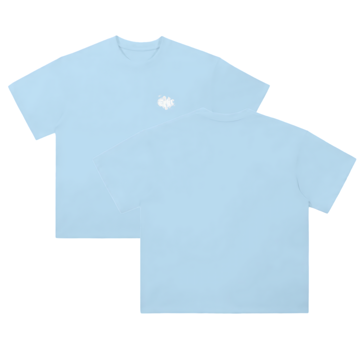 Sapphire Blue Plain Tee [[BLANKS. Collection]]