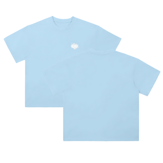 Sapphire Blue Plain Tee [[BLANKS. Collection]]